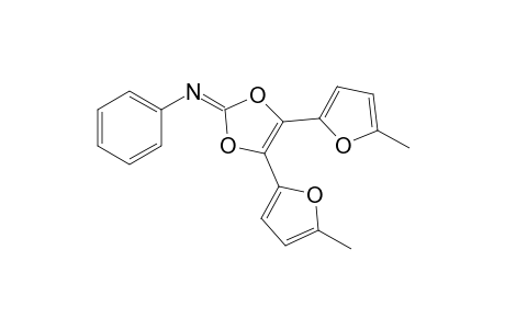 2-Phenylimino-4,5-bis(5-methyl-2-furyl)-1,3-dioxole