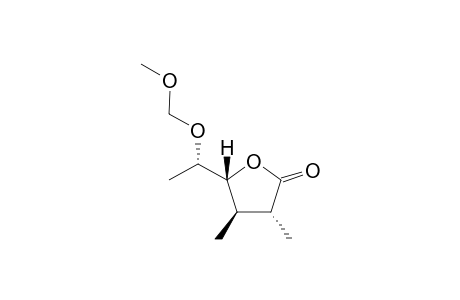 (3R,4R,5R,1'S)-5-[1'-((Methoxy)methoxy)ethyl]-3,4-dimethyl-3,4-dihydro-2(5H)-furanone