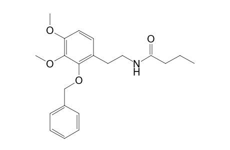 N-(2-(benzyloxy)-3,4-dimethoxyphenethyl)butyramide
