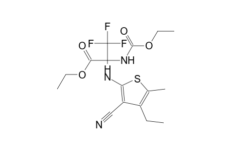 alanine, N-(3-cyano-4-ethyl-5-methyl-2-thienyl)-2-[(ethoxycarbonyl)amino]-3,3,3-trifluoro-, ethyl ester