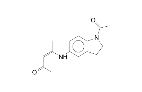 (3Z)-4-[(1-Acetyl-2,3-dihydro-1H-indol-5-yl)amino]-3-penten-2-one