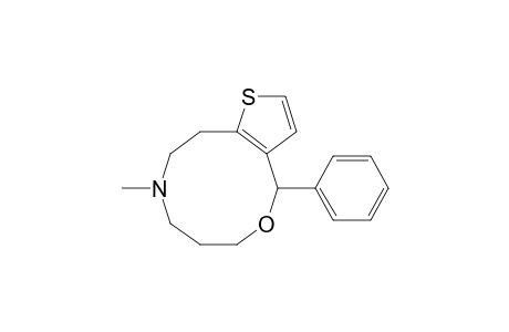 9-Methyl-4-phenyl-4,6,7,8,10,11-hexahydrothieno[2,3-h][1,5]oxazecine