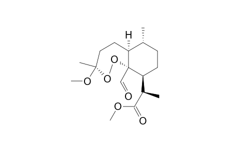 (2R)-2-[(3R,5aS,6R,9S,9aR)-9a-formyl-3-methoxy-3,6-dimethyl-5,5a,6,7,8,9-hexahydro-4H-benzo[c]dioxepin-9-yl]propanoic acid methyl ester