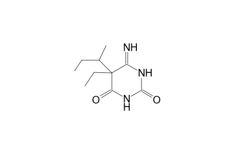 5-Sec-butyl-5-ethyl-6(5H)-imino-2,4(1H,3H)-pyrimidinedione