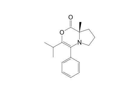 (8aS)-3-isopropyl-8a-methyl-4-phenyl-7,8-dihydro-6H-pyrrolo[2,1-c][1,4]oxazin-1-one