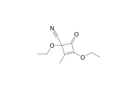1,3-bis(Ethoxy)-4-methyl-1-cyanocyclobut-3-en-2-one