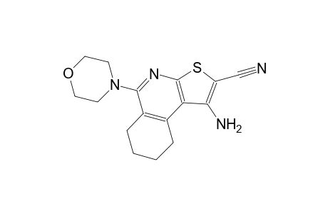 1-amino-5-(4-morpholinyl)-6,7,8,9-tetrahydrothieno[2,3-c]isoquinoline-2-carbonitrile