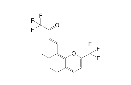 1,1,1-Trifluoro-4-[7'-methyl-2'-(trifluoromethyl)-6',7'-dihydro-5H-[1]-benzopyran-8'-yl]-but-3-en-2-one