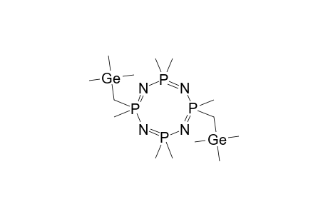 [2,4,4,6,8,8-hexamethyl-6-(trimethylgermylmethyl)-1,3,5,7-tetraza-2$l^{5},4$l^{5},6$l^{5},8$l^{5}-tetraphosphacycloocta-1,3,5,7-tetraen-2-yl]methyl-trimethylgermane