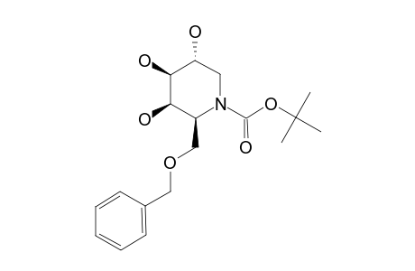 TERT.-BUTYL-(2S,3R,4S,5R)-2-(BENZYLOXYMETHYL)-3,4,5-TRIHYDROXYPIPERIDINE-1-CARBOXYLATE