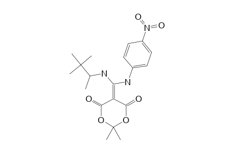 5-[(3,3-DIMETHYL-2-BUTYLAMINO)-(4-NITROPHENYLAMINO)-METHYLENE]-2,2-DIMETHYL-4,6-DIOXO-1,3-DIOXANE
