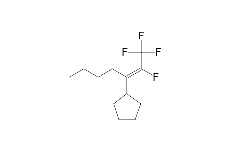 3-CYCLOPENTYL-1,1,1,2-TETRAFLUOROHEPT-2-ENE