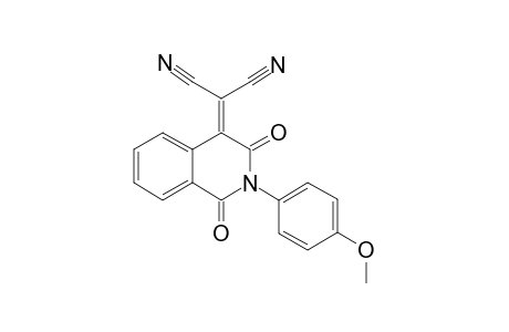 [2-(4-METHOXYPHENYL)-1,3-DIOXO-2,3-DIHYDROISOQUINOLIN-4(1H)-YLIDENE]-MALONONITRILE