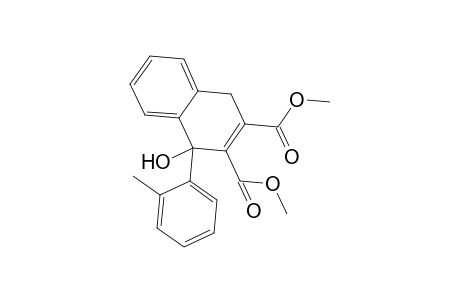 Dimethyl 1-hydroxy-1-(2-methylphenyl)-1,4-dihydro-2,3-naphthalenedicarboxylate