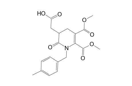 2-[1,2,3,4-Tetrahydro-5,6-bis(methoxycarbonyl)-1-(4-methylbenzyl)-2-oxopyridin-3-yl]acetic Acid