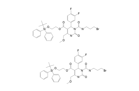 #26;2-(TERT.-BUTYLDIPHENYLSILYLOXY)-3-[(3-BROMOPROPYL)-CARBAMOYL]-4-(3,4-DIFLUOROPHENYL)-6-(METHOXYMETHYL)-2-OXO-1,2,3,4-TETRAHYDRO-PYRIMIDINE-5-CARBOXYLATE