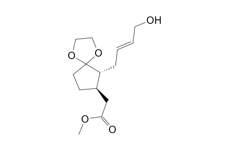 (6R,7R)-Methyl [6-(4-hydroxybut-2-enyl)-1,4-dioxaspiro[4.4]nonan-7-yl]acetate