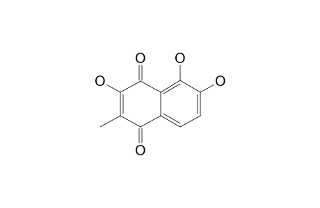 2-METHYL-3,5,6-TRHYDROXY-1,4-NAPHTHOQUINONE;DIONCOQUINONE-B