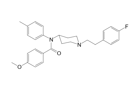N-(1-[2-(4-Fluorophenyl)ethyl]piperidin-4-yl)-N-4-methylphenyl-4-methoxybenzamide