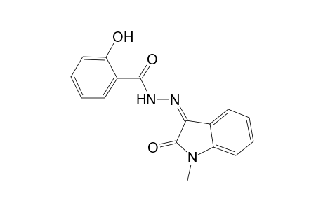2-Hydroxy-benzoic acid (1-methyl-2-oxo-1,2-dihydro-indol-3-ylidene)-hydrazide