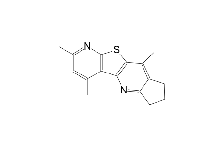 3,5,10-trimethyl-8-thia-6,16-diazatetracyclo[7.7.0.0(2,7).0(11,15)]hexadeca-1(9),2(7),3,5,10,15-hexaene