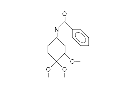N-Benzoyl-3-methoxy-P-benzoquinone imine dimethyl ketal