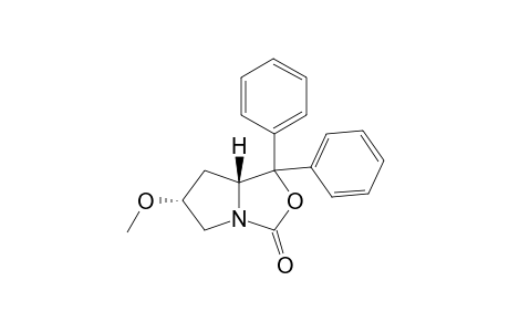 (6R,7aR)-6-Methoxy-1,1-diphenyltetrahydropyrrolo[1,2-c]oxazol-3(1H)-one