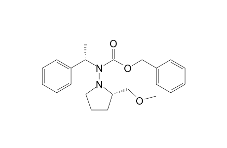 (2S,2''S)-2-Methoxymethyl-1-[N-benzyloxycarbonyl-N-(1-phenylethyl)amino]pyrrolidine