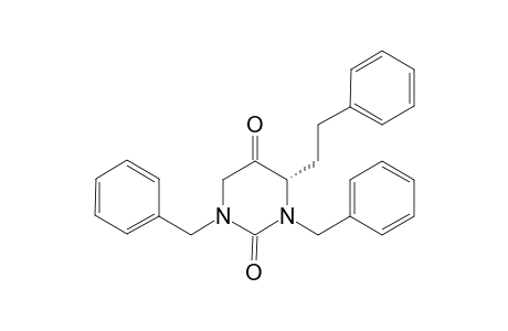 (S) 1,3-Dibenzyl-4-(2-phenylethyl)-hexahydropyrimidin-2,5-dione