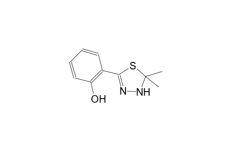 2-(5,5-dimethyl-4,5-dihydro-1,3,4-thiadiazol-2-yl)phenol