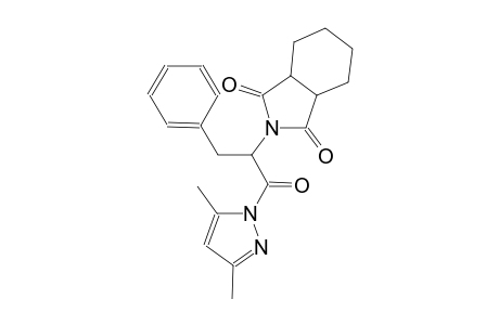 2-[1-benzyl-2-(3,5-dimethyl-1H-pyrazol-1-yl)-2-oxoethyl]hexahydro-1H-isoindole-1,3(2H)-dione