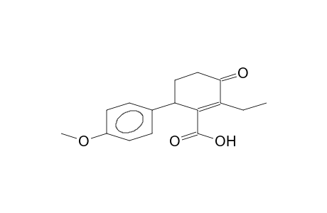 2-Ethyl-6-(4'-methoxyphenyl)-3-oxo-1-cyclohexenecarboxylic Acid