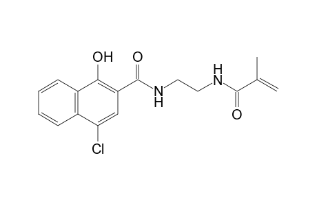 4-chloro-1-hydroxy-N-(2-methacrylamidoethyl)-2-naphthamide