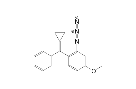 2-Azido-1-(cyclopropylidene(phenyl)methyl)-4-methoxybenzene