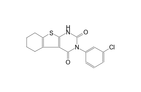 benzo[4,5]thieno[2,3-d]pyrimidine-2,4(1H,3H)-dione, 3-(3-chlorophenyl)-5,6,7,8-tetrahydro-