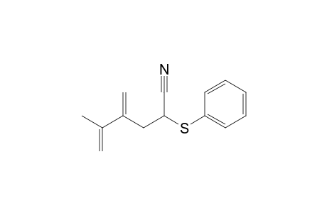 5-Methyl -4-methylene-2-(phenylthio)hex-5-enonitrile