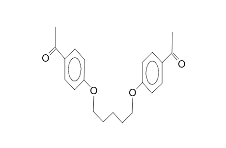 1-(4-{[5-(4-acetylphenoxy)pentyl]oxy}phenyl)ethanone