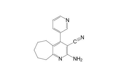 2-amino-4-(3-pyridyl)-6,7,8,9-tetrahydro-5H-cyclohepta[b]pyridine-3-carbonitrile