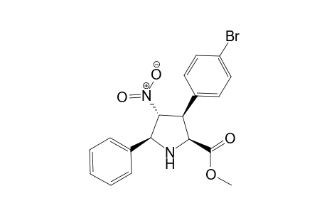 (2S,3S,4R,5S)-Methyl 3-(4-bromophenyl)-4-nitro-5-phenylpyrrolidine-2-carboxylate