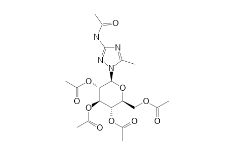 3-ACETAMIDO-1-(2,3,4,6-TETRA-0-ACETYL-BETA-D-GLUCOPYRANOSYL)-5-METHYL-1H-1,2,4-TRIZOLE