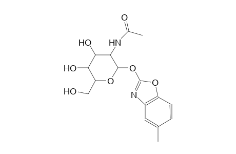 beta-D-glucopyranoside, 5-methyl-2-benzoxazolyl 2-(acetylamino)-2-deoxy-