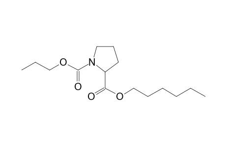 l-Proline, N-propoxycarbonyl-, hexyl ester