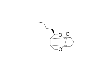 3.beta.-Butyl-2,7,12-trioxatetracyclo[6.3.1.0(4,11).,0(5,9)]dodecane