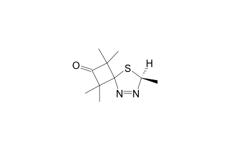 2', 5'-Dihydro-2,2,4,4,5'-pentamethylspiro[cyclobutane-3,2'-(1,3,4)-thiadiazole]-1-one