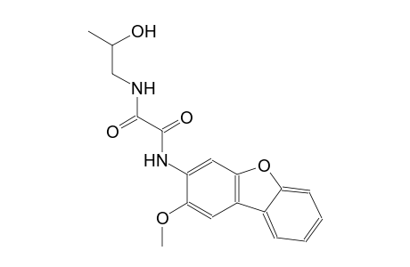 ethanediamide, N~1~-(2-hydroxypropyl)-N~2~-(2-methoxydibenzo[b,d]furan-3-yl)-