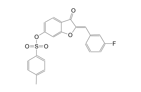 3(2H)-benzofuranone, 2-[(3-fluorophenyl)methylene]-6-[[(4-methylphenyl)sulfonyl]oxy]-, (2Z)-