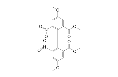 Dimethyl 4,4'-dimethoxy-6,6'-dinitrobiphenyl-2,2'-dicarboxylate