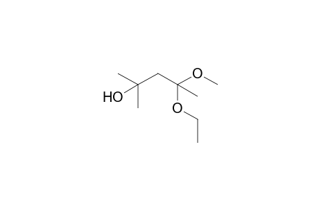 4-ethoxy-4-methoxy-2-methylpentan-2-ol