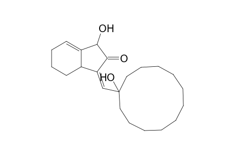 (3Z)-3a,4,5,6-Tetrahydro-1-hydroxy-3-((1-hydroxycyclododecyl)methylene)-1H-inden-2(4H)-one