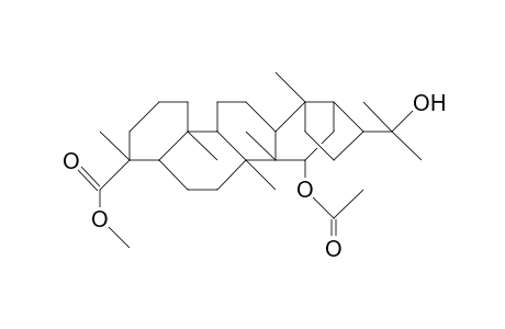15-Acetoxy-4-methoxycarbonyl-hopan-22-ol
